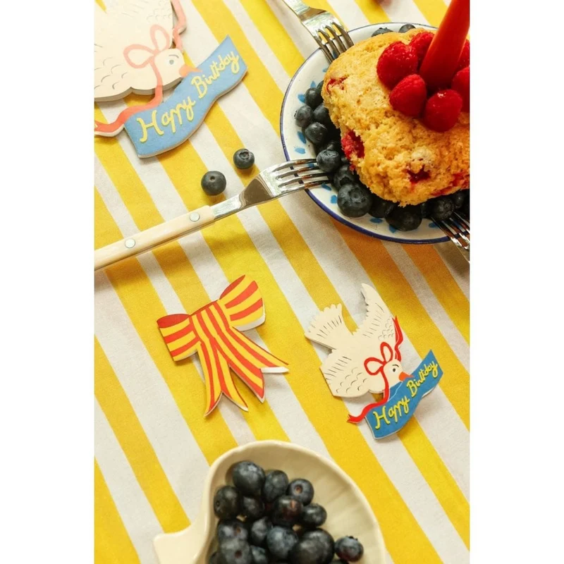 6 MINI CARDS - HAPPY BIRTHDAY BIRD