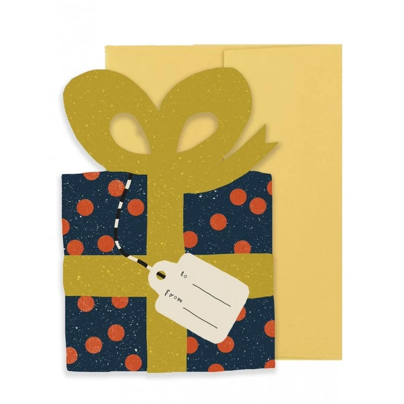 GIFT HOLIDAY - DIE CUT CARD