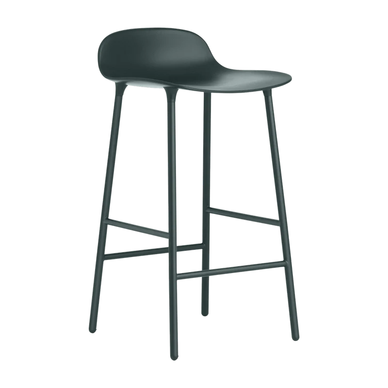 Tabouret de bar en acier et pp vert 65 cm Form - Normann Copenhagen