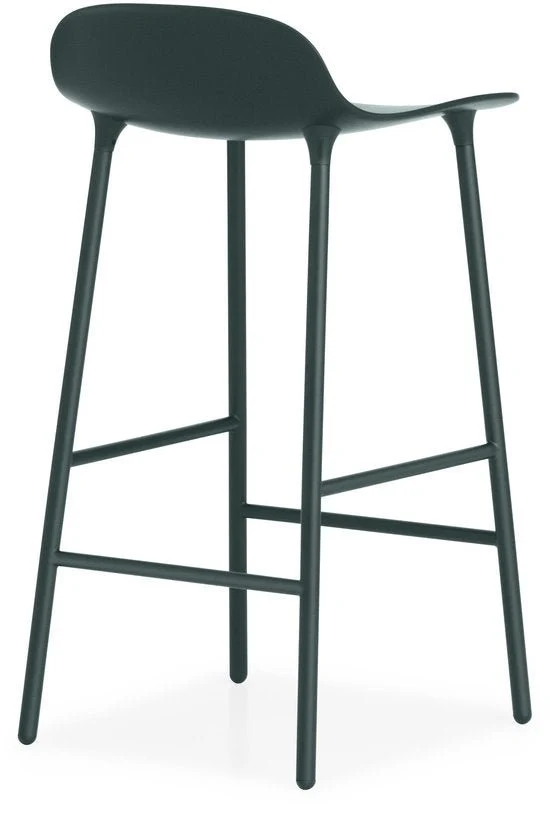 Tabouret de bar en acier et pp vert 65 cm Form - Normann Copenhagen