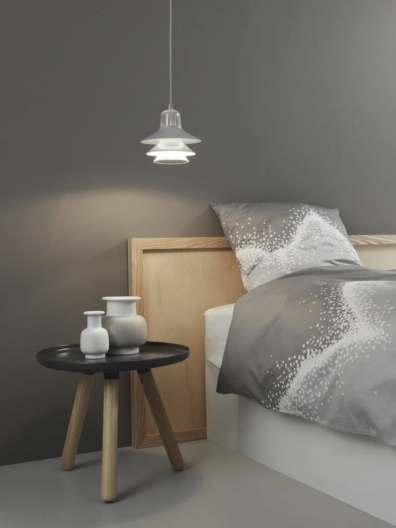 Table d'appoint blanche et frêne S Tablo blanc - Normann Copenhagen