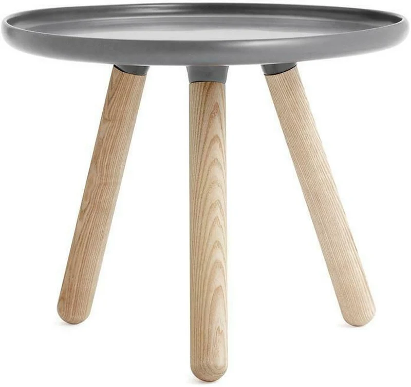 Table d'appoint grise et frêne S Tablo Grey - Normann Copenhagen