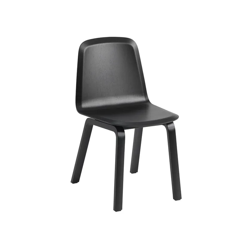 Chaise en hêtre noir Brink - Muuto