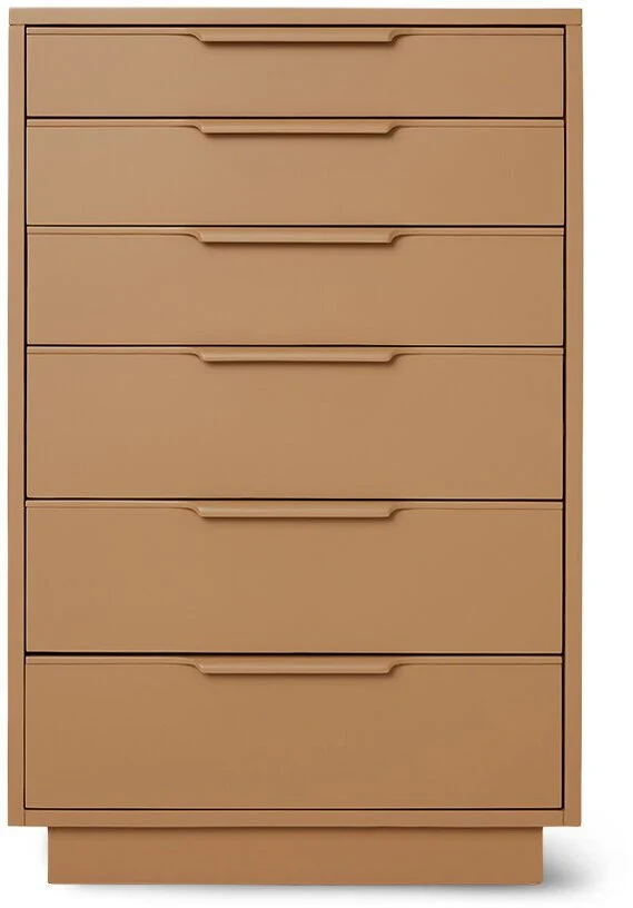 Commode 6 Tiroirs Camel - HKLIVING
