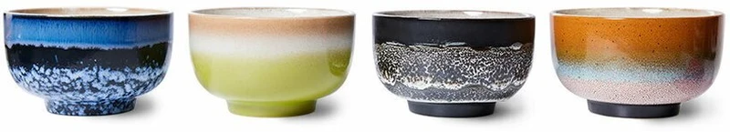 Bols à nouilles Groovy (lot de 4) - HKliving