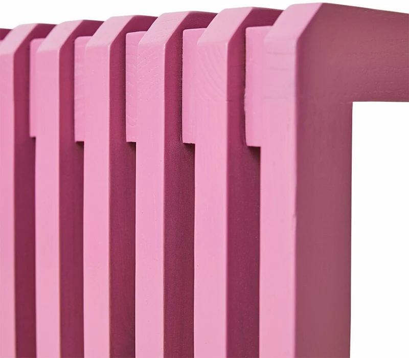 Banc à lattes en bois de sunkaï rose 160 x 27 x 35 cm - HKliving