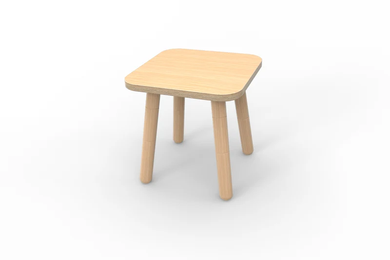 Pure Position Kinderhocker growing table Reinweiss
