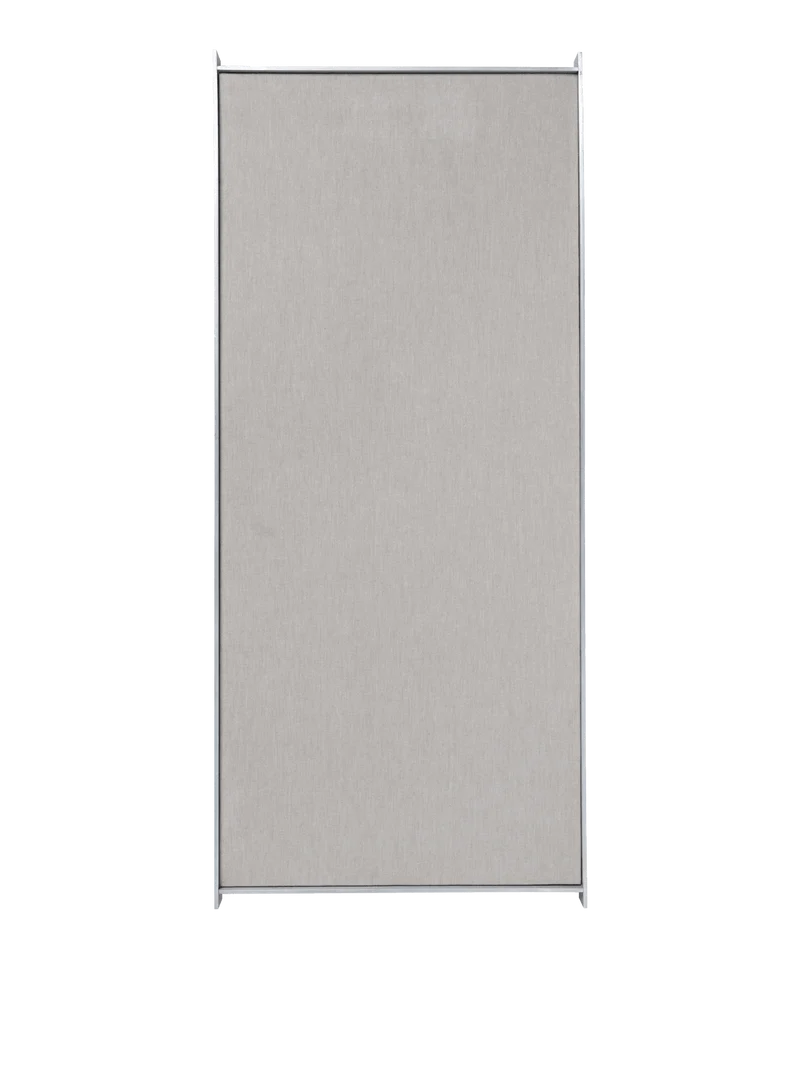 Tableau d'affichage mural rectangulaire en liège beige et aluminium brossé 45 x 5 x 104 cm Lager - Ferm Living
