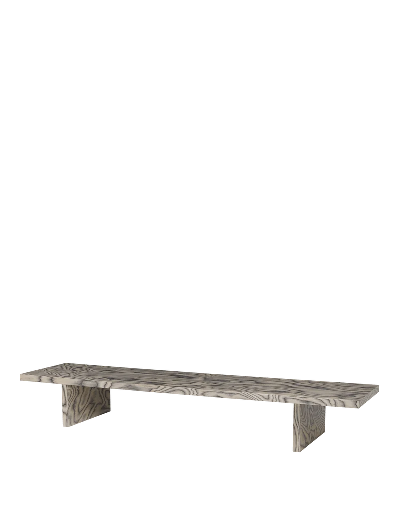 Table d'appoint de présentation en placage pin gris 138 x 34 x 20 cm Kona - Ferm Living