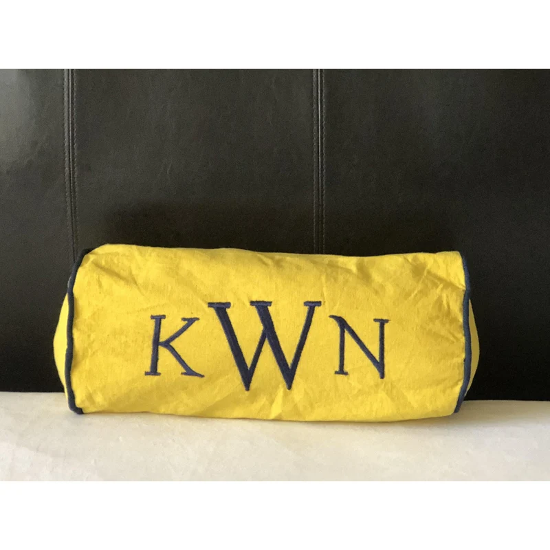 Round Bolster Pillow Covers, Long Bolster Neckroll Pillows by Snazzy Living
