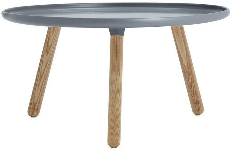 Table d'appoint grise et frêne L Tablo Grey - Normann Copenhagen