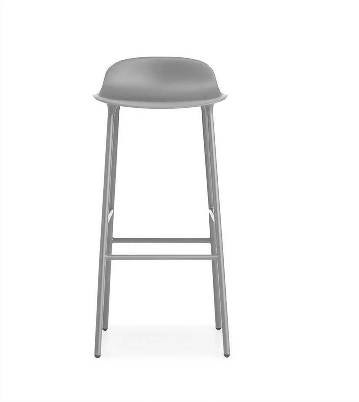 Tabouret de bar en acier et pp gris 75 cm Form - Normann Copenhagen