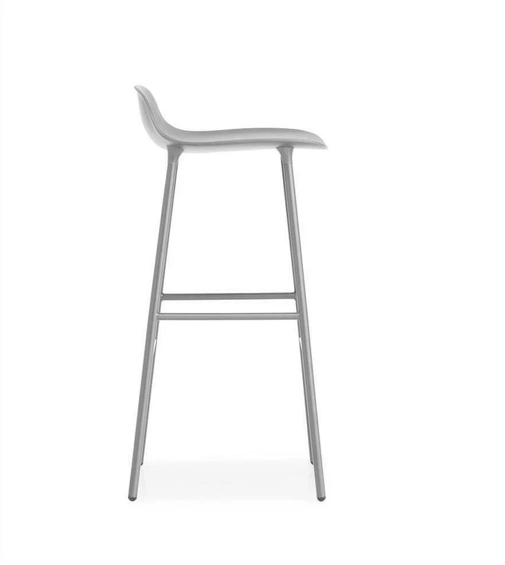 Tabouret de bar en acier et pp gris 75 cm Form - Normann Copenhagen