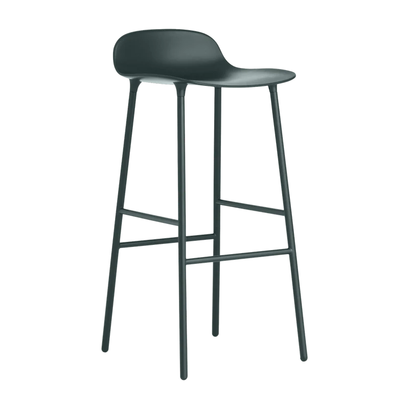 Tabouret de bar en acier et pp vert 75 cm Form - Normann Copenhagen