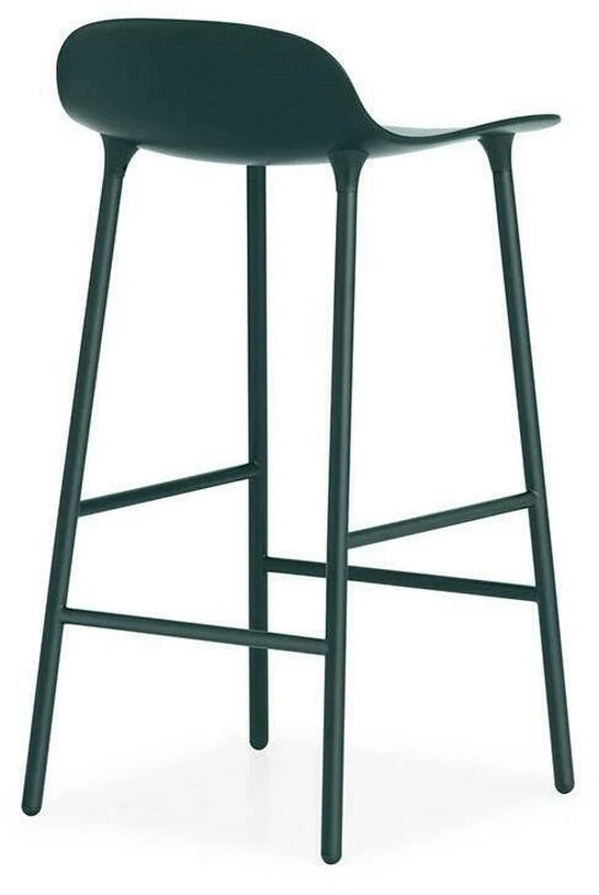 Tabouret de bar en acier et pp vert 75 cm Form - Normann Copenhagen