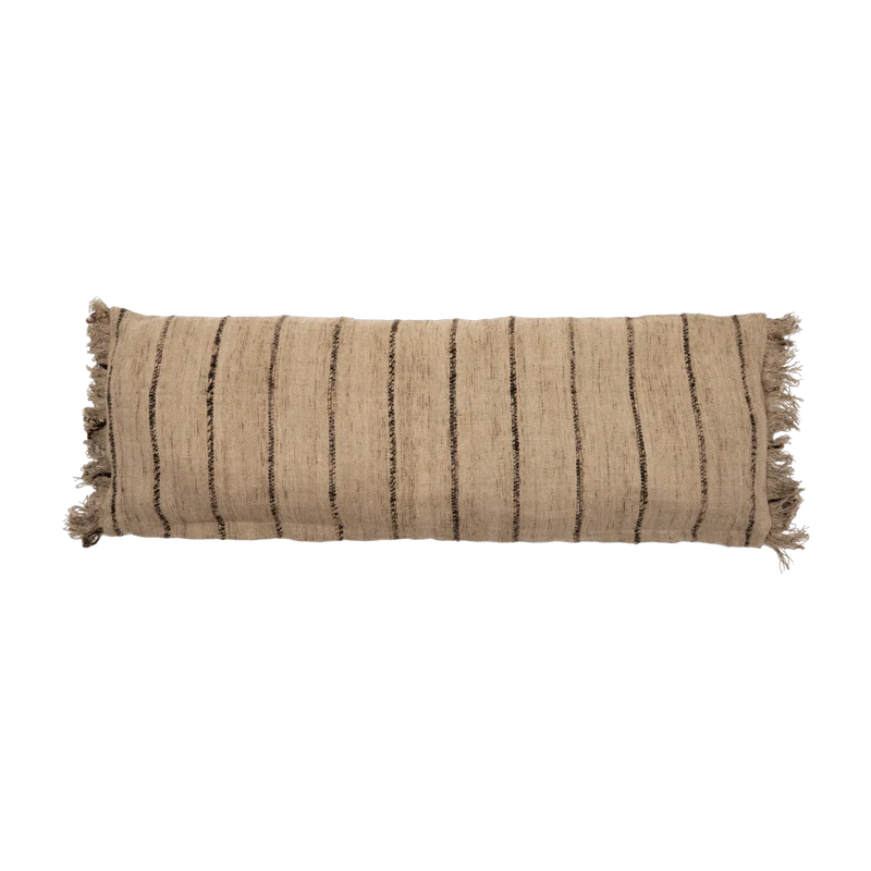 Housse de coussin noir et beige Oh My Gee - Bazar Bizar
