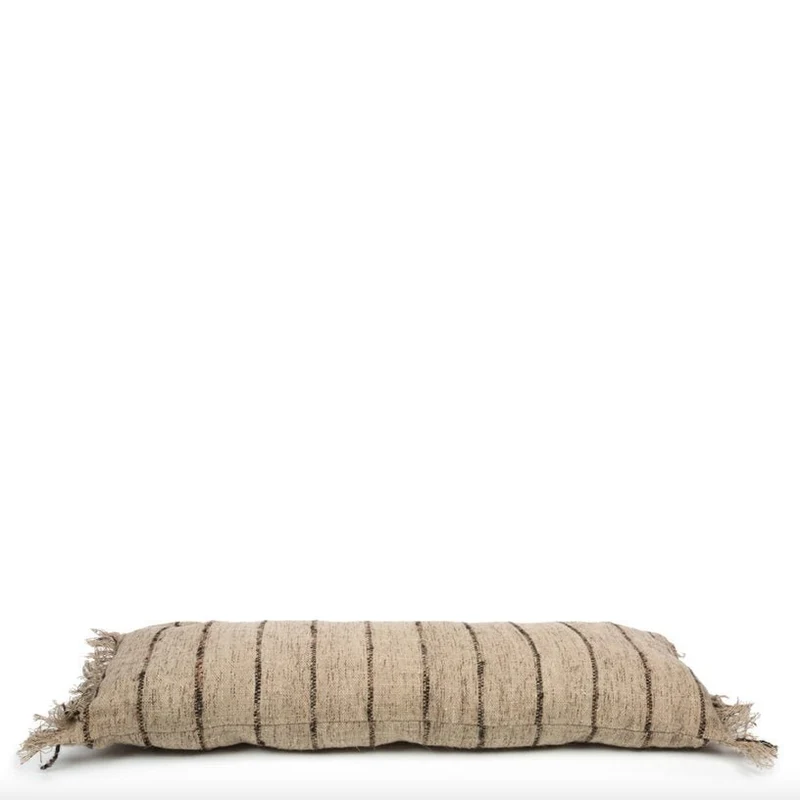 Housse de coussin noir et beige Oh My Gee - Bazar Bizar