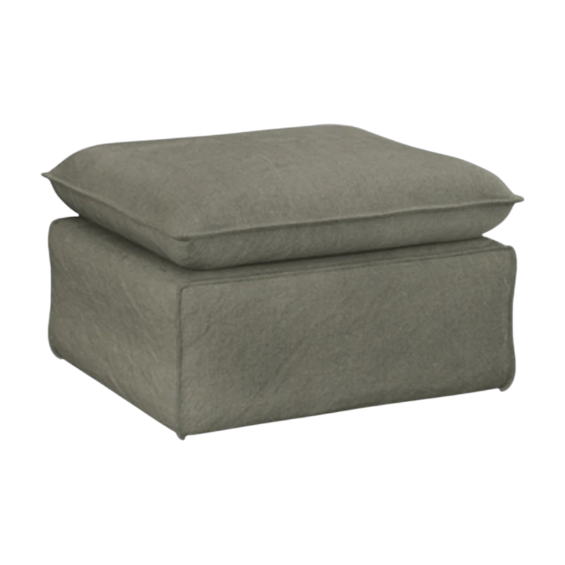 Hocker Linen Army Green - HKLIVING