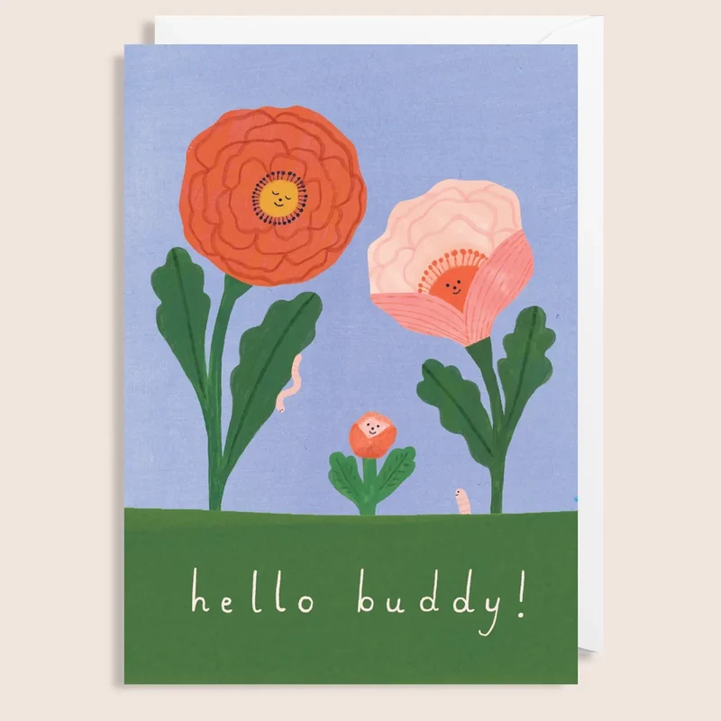 NEW BABY CARD - HELLO BUDDY