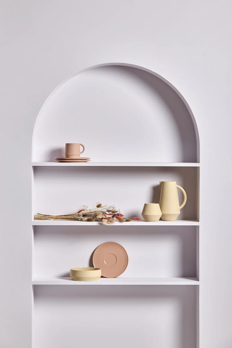Petit bol en céramique jaune Unison - Schneid Studio
