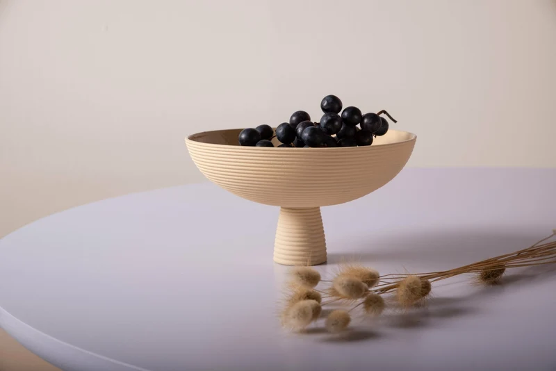 Bol sur pied sable Dais - Schneid Studio