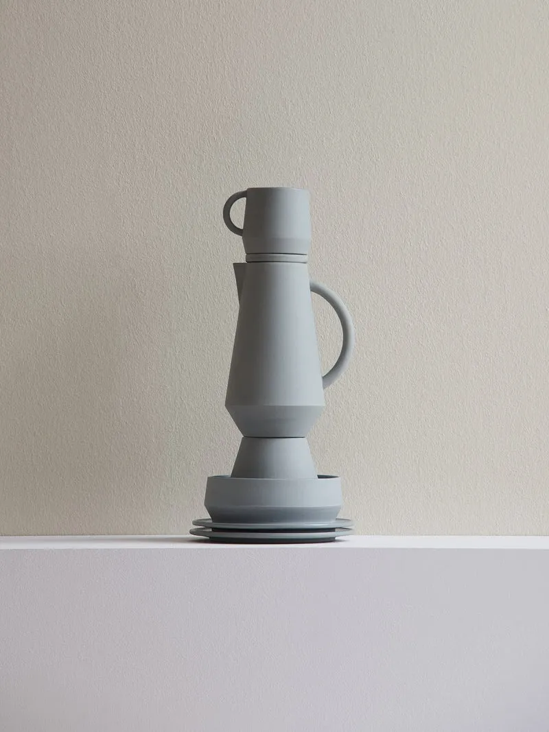 Couvercle pour bol en céramique bleu bébé Unison - Schneid Studio