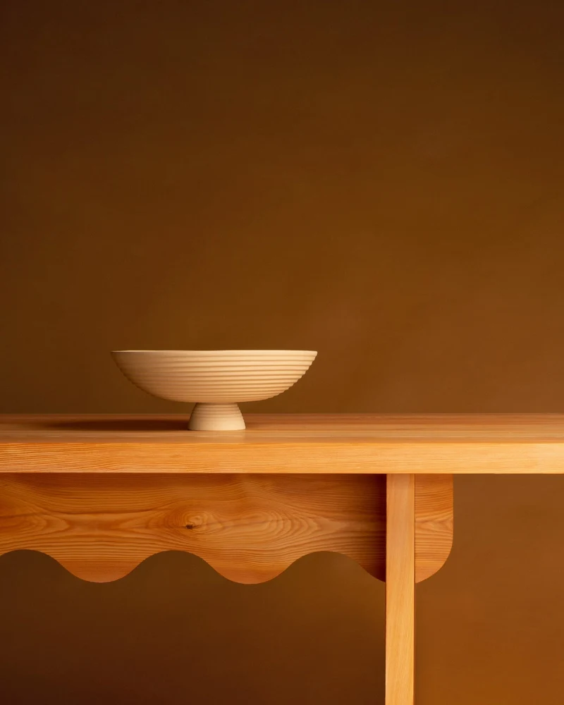 Bol en céramique sable L Dais - Schneid Studio