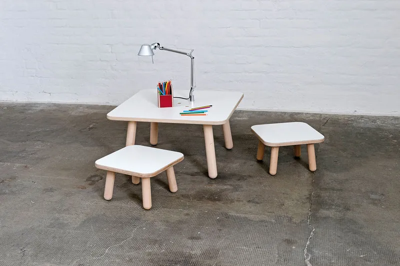 Pure Position growing table square Kindertisch Buche geölt
