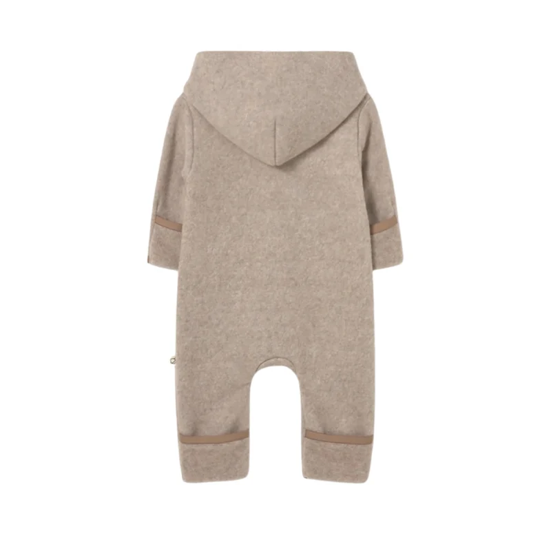 JADE SOFT BAMBOO BABY BEARSUIT - STONE