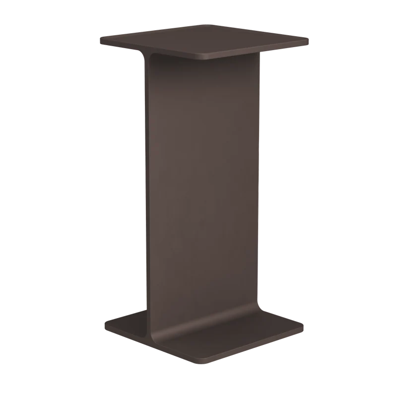 Pedestal en aluminium marron 15x30cm Museum - String furniture