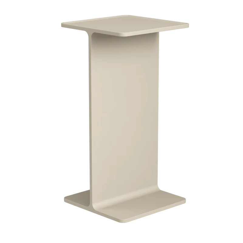 Pedestal en aluminium beige 15x30cm Museum - String furniture