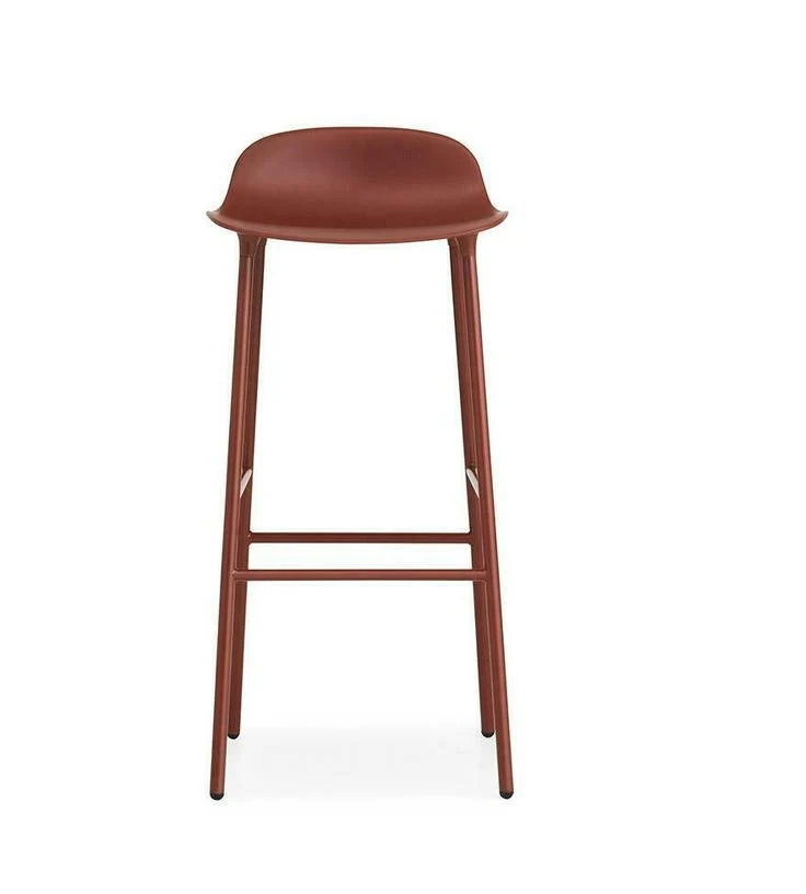 Tabouret de bar en acier et pp rouge 75 cm Form - Normann Copenhagen