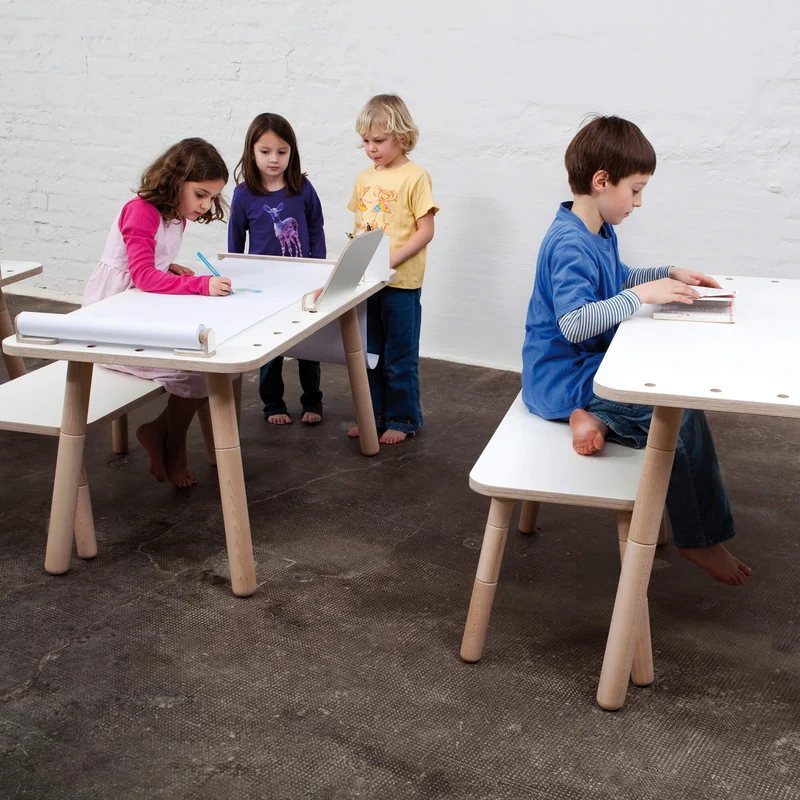 Pure Position growing table Kinderschreibtisch Reinweiss
