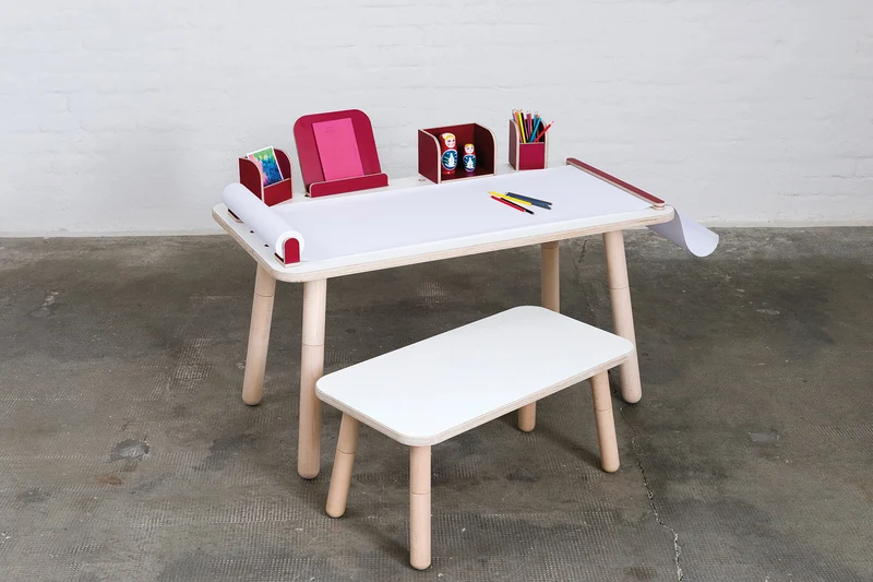 Pure Position growing table Kinderschreibtisch Reinweiss