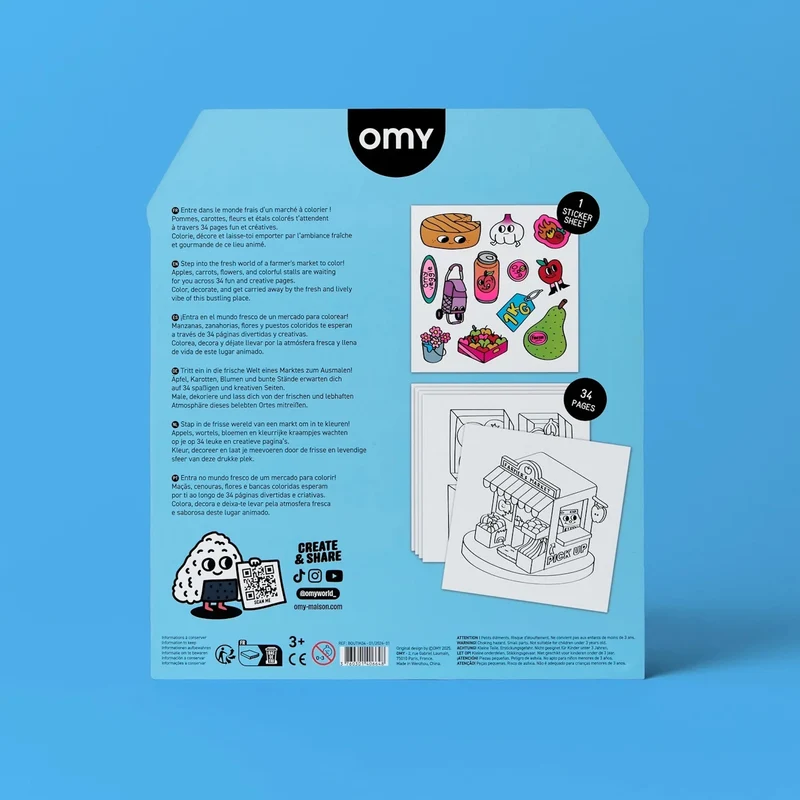 COLOURING AND STICKER BOOK