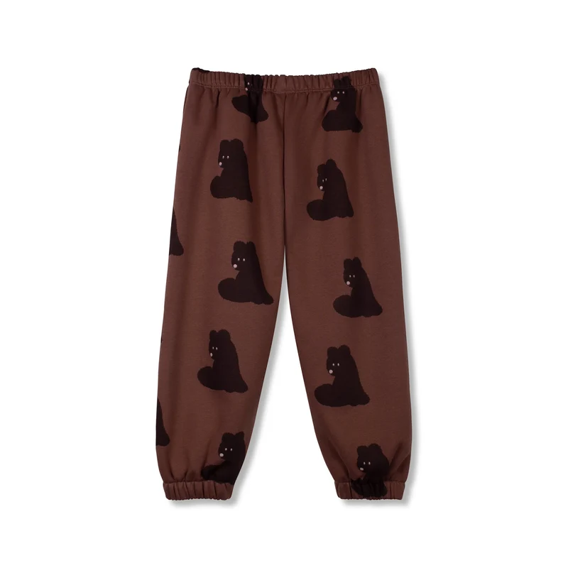 RUSTY BEAR PANT COTTON COCOA