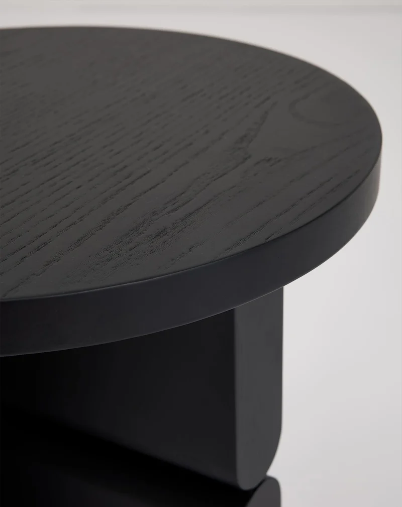Nobodinoz Noon Hocker und Beistelltisch farbiges Holz Variante 0742
