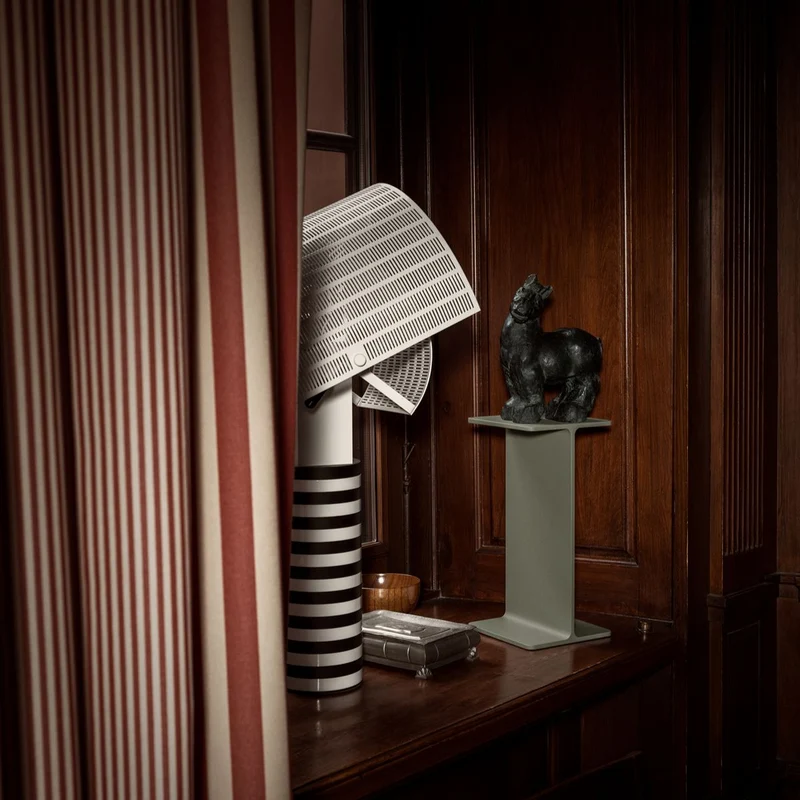 Pedestal en aluminium blanc 15x30cm Museum - String furniture