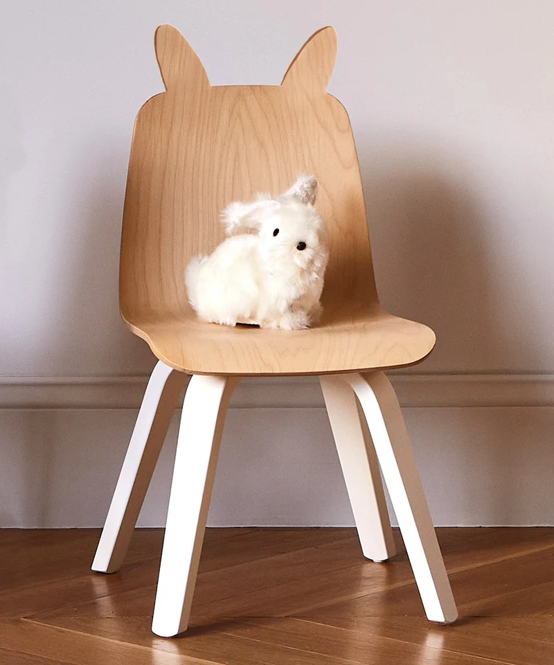 Oeuf NYC Bunny Kinderstuhl (Set of 2), Birke