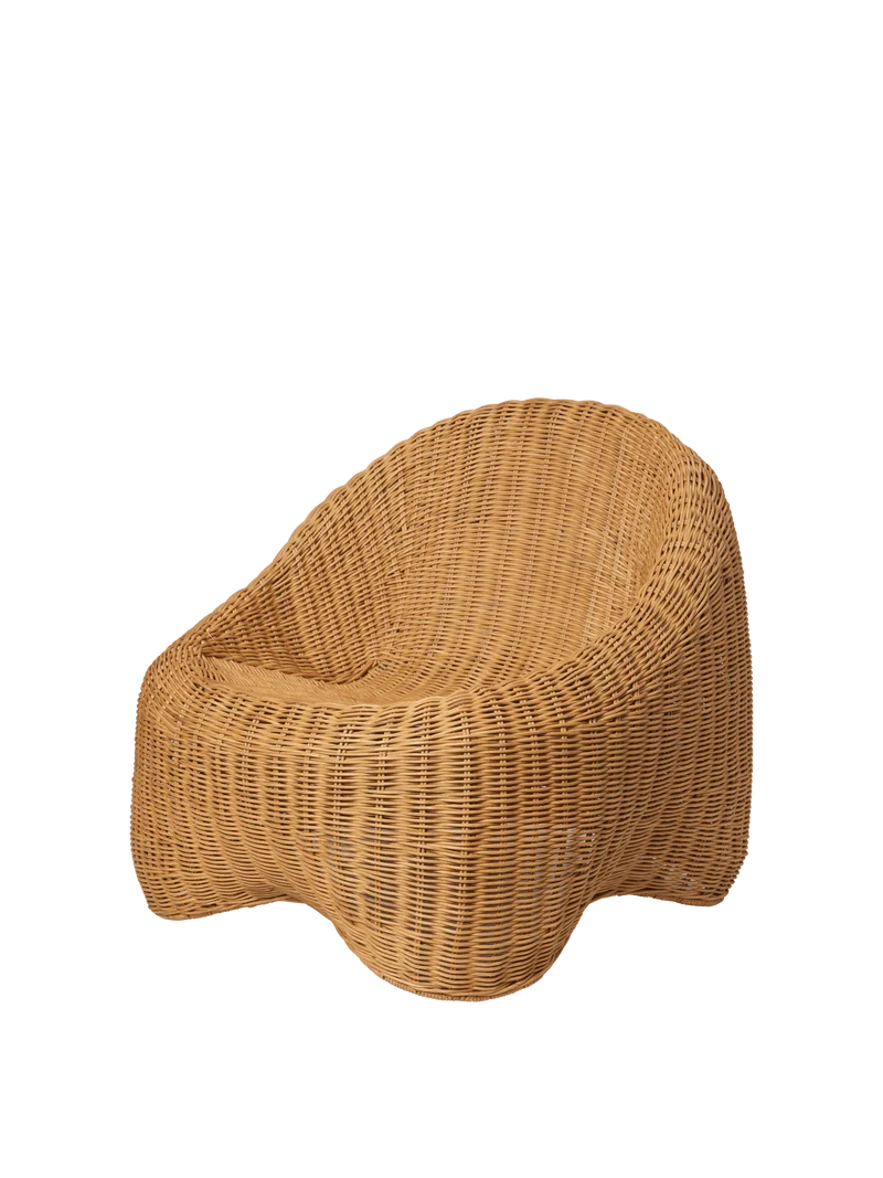 Fauteuil pour enfant en rotin tressé naturel Willora - Ferm Living