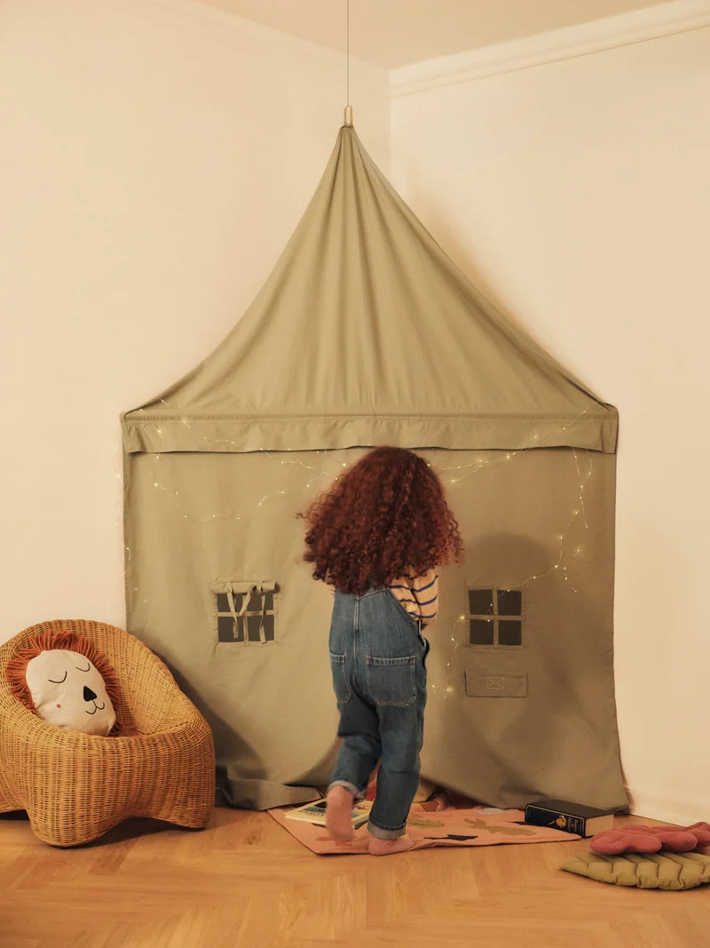 Fauteuil pour enfant en rotin tressé naturel Willora - Ferm Living
