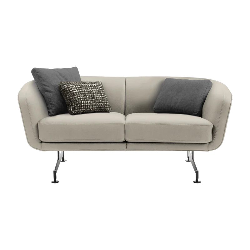 Canapé 2 places tissu beige Betty - Kartell