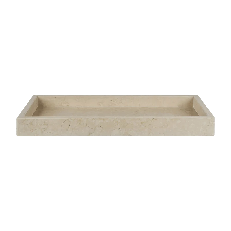 Plateau décoratif en marbre sable Marble - Mette Ditmer