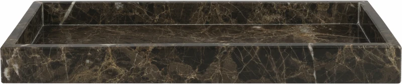 Plateau décoratif en marbre marron Marble - Mette Ditmer
