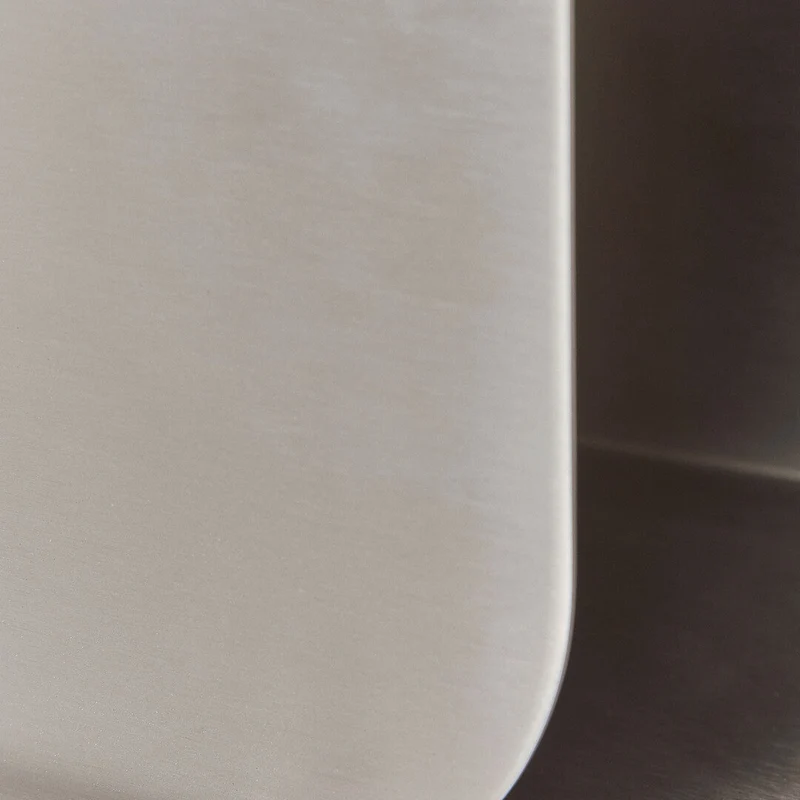 Table de chevet murale en acier brossé 40 x 20,5 x 25 cm - Nobodinoz