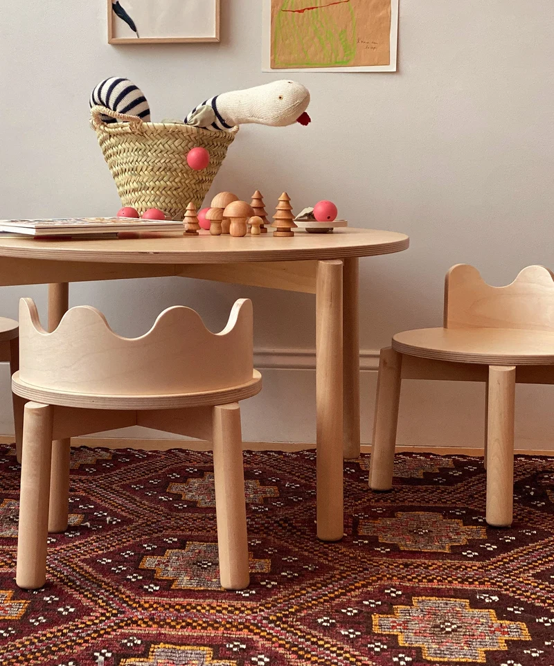 Oeuf NYC Moss Tisch, Birke