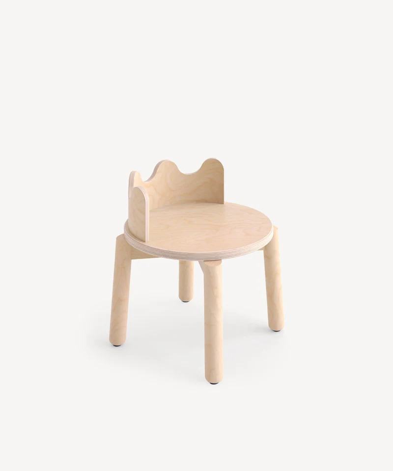 Oeuf NYC Moss Chairs (Set of 2), Tomato
