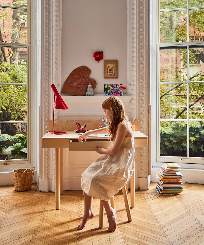 Oeuf NYC Moss Schreibtisch, Birke