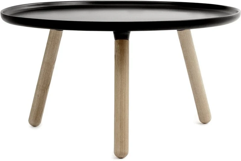 Table d'appoint noir et frêne L Tablo noir - Normann Copenhagen