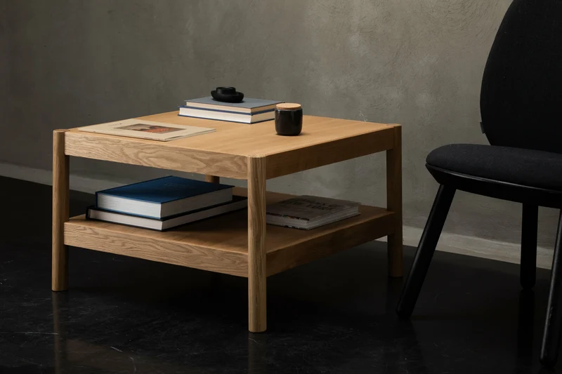 Table basse en chêne naturel 63x63 cm Citizen - Emko